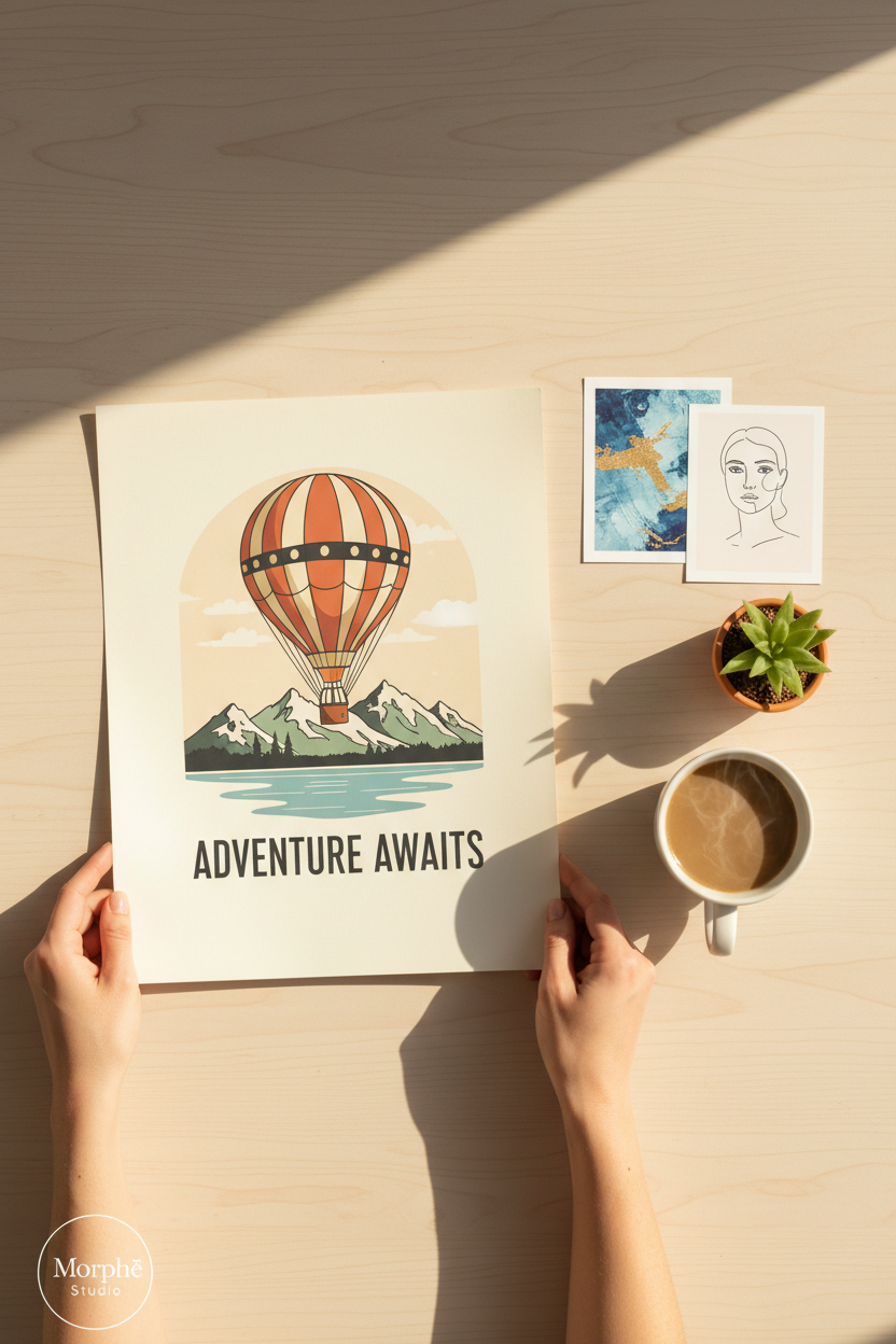 What is a printable poster — instant digital download wall art by Morphē Studio