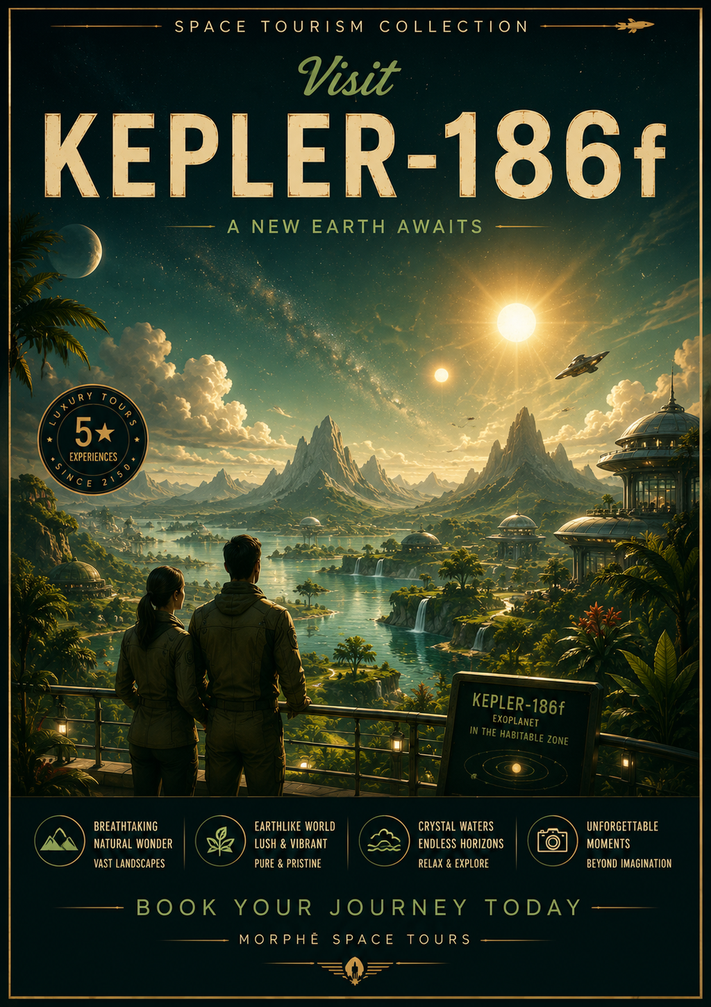 A New Earth – Cinematic Space Tourism Digital Print Preview | Morphē Studio