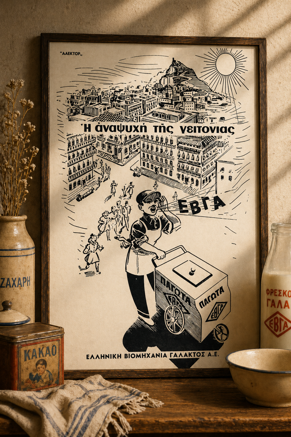 EVGA Ice Creams - Greek Vintage Ad (Vol. 2)