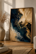 Liquid Convergence | Printable Abstract Wall Art