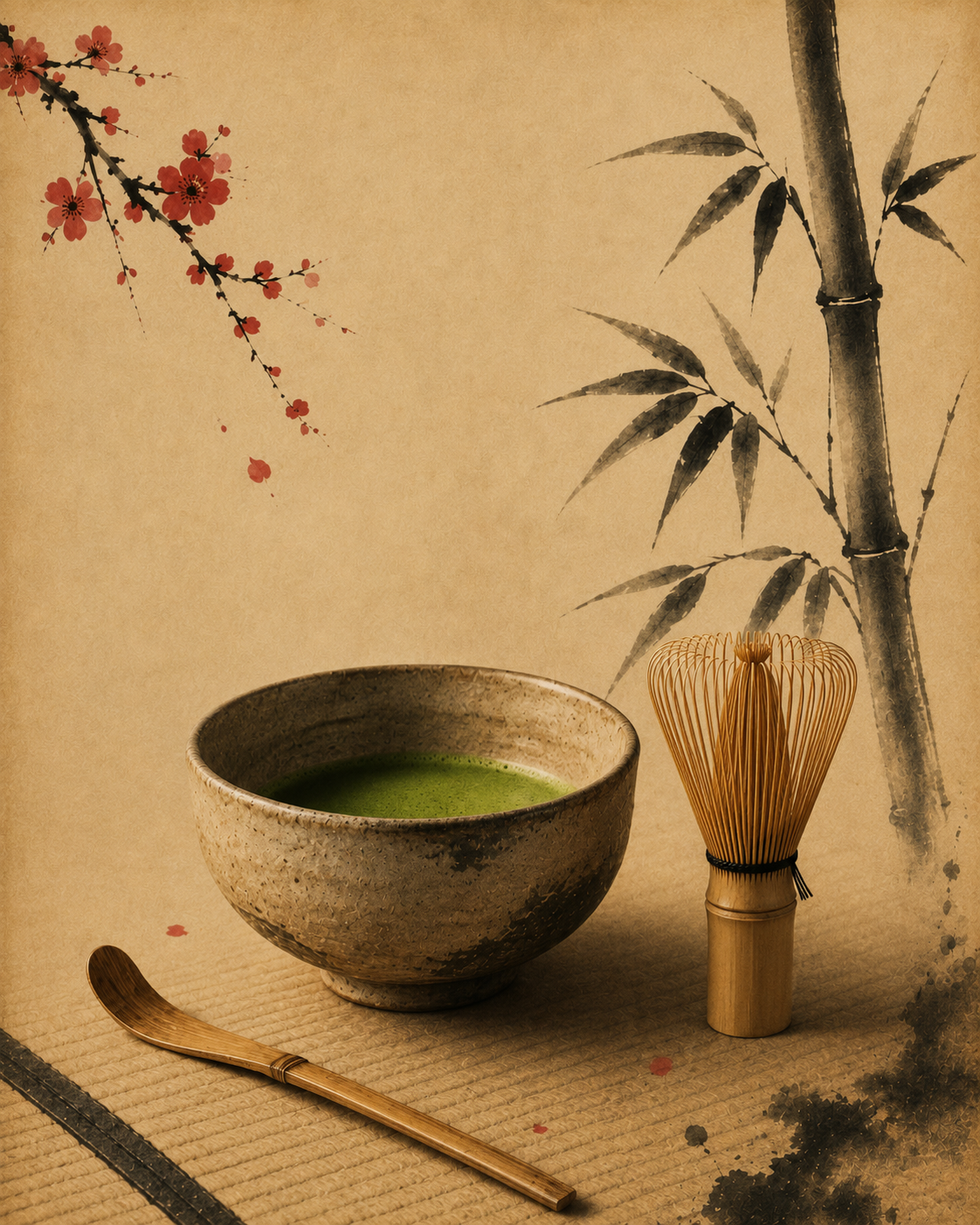 Tea Ceremony – Japanese Chado Art Poster, Printable Wall Art | Morphē Studio
