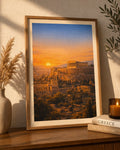 Athens vintage travel poster Greek city wall art instant download