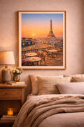 Paris vintage travel poster printable wall art instant download