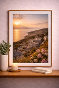 Pilio Cinematic Poster mockup – framed printable wall art displayed in a modern interior, Morphē Studio
