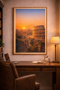 Rome vintage travel poster printable wall art instant download