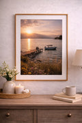 Trichonida Cinematic Poster mockup – framed printable wall art displayed in a modern interior, Morphē Studio
