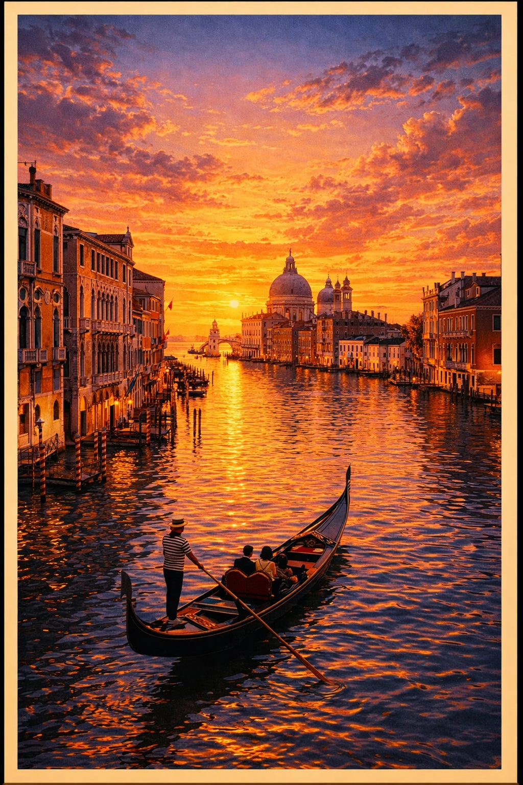 Venice vintage travel poster printable wall art instant download